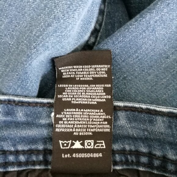 Axel Mens Blue Denim Slim Stretch Extensible Mid Rise Ankle Jeans Size 36x30 - Picture 7 of 7